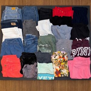 Women Mixed Size Reseller Box Abercrombie Levi Hollister Under Armour 25 piece